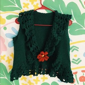 🍓vintage crocheted vest top 🌹